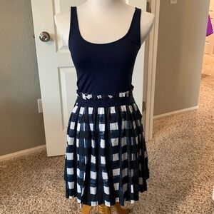 Pink Plaid Tank Dress